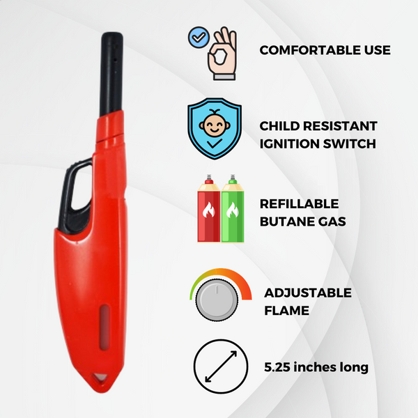 Cig-A-Que Torch Lighter – Refillable BBQ & Outdoor Flame