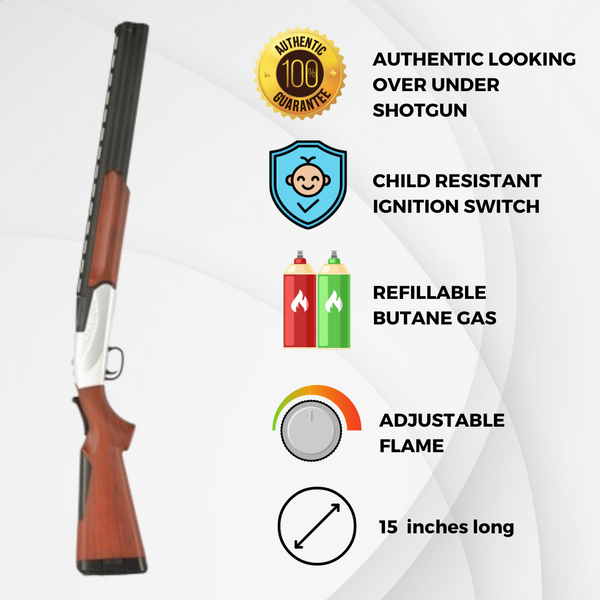Over/Under Shotgun BBQ Lighter (16ct Display)