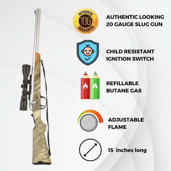 20 Gauge Slug Gun BBQ Lighter (16ct Display)