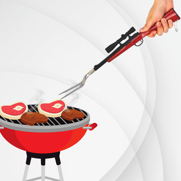 Bolt Action Rifle BBQ Fork (8ct Display)