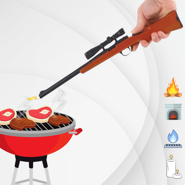 Bolt Action Rifle BBQ Lighter (16ct Display)