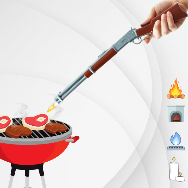 Lever Action Rifle BBQ Lighter (16ct Display)