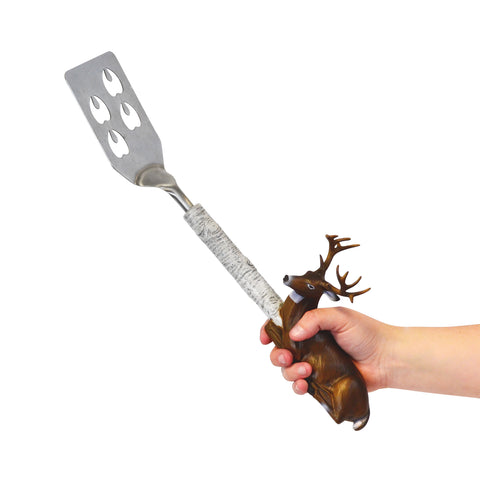 Deer BBQ Spatula – Heavy-Duty Grill Tool with Bottle Opener & Hanging Hook