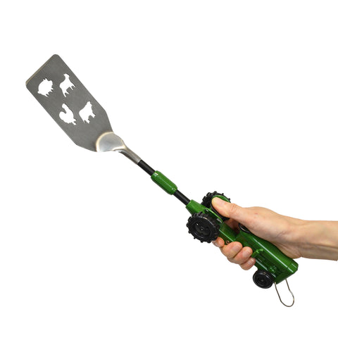 Green Tractor BBQ Spatula – Novelty Grill Tool for Outdoor Cooking