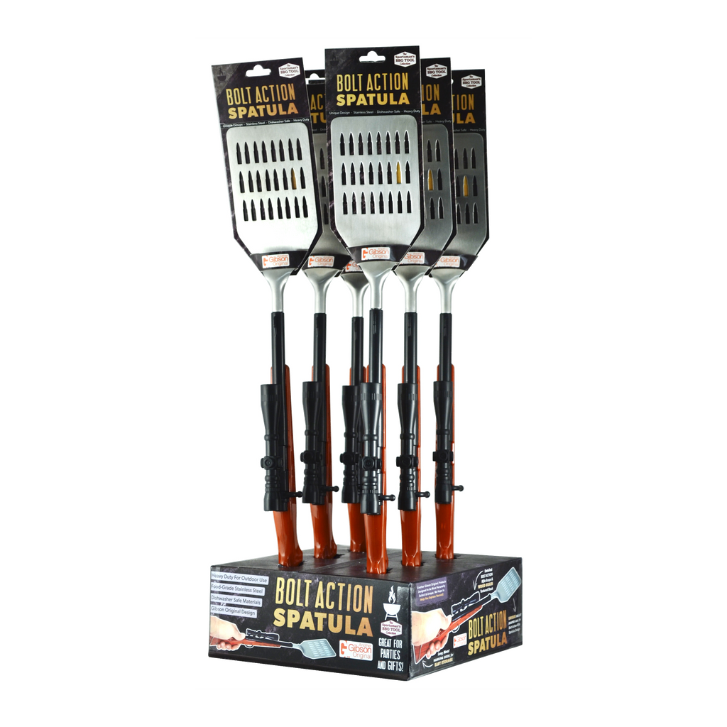 Bolt Action Rifle BBQ Spatula (6ct or 8ct Display)