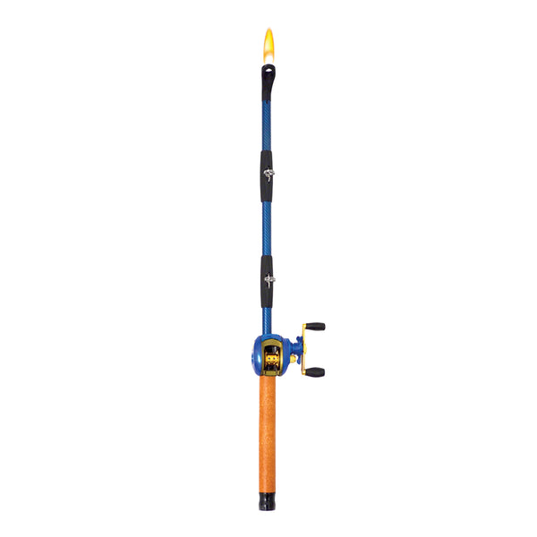 Bait Cast Fishing Pole BBQ Lighter (16ct Display)