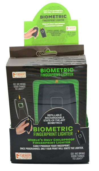 Biometric Fingerprint Pocket Lighter Gift Box - 6ct Display