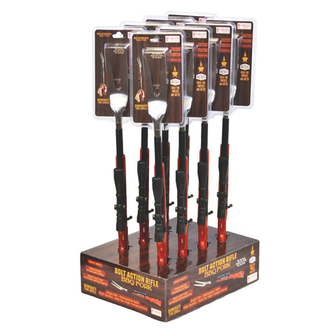 Bolt Action Rifle BBQ Fork (8ct Display)