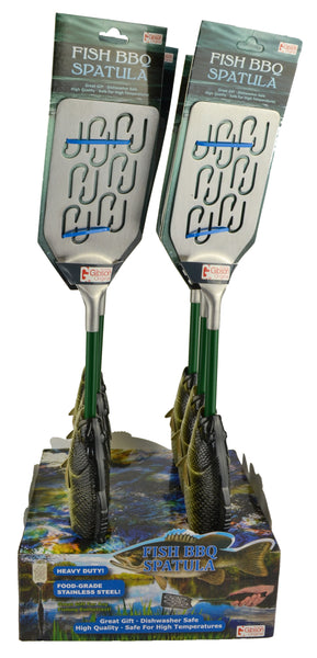Fish BBQ Spatula (6ct Display)