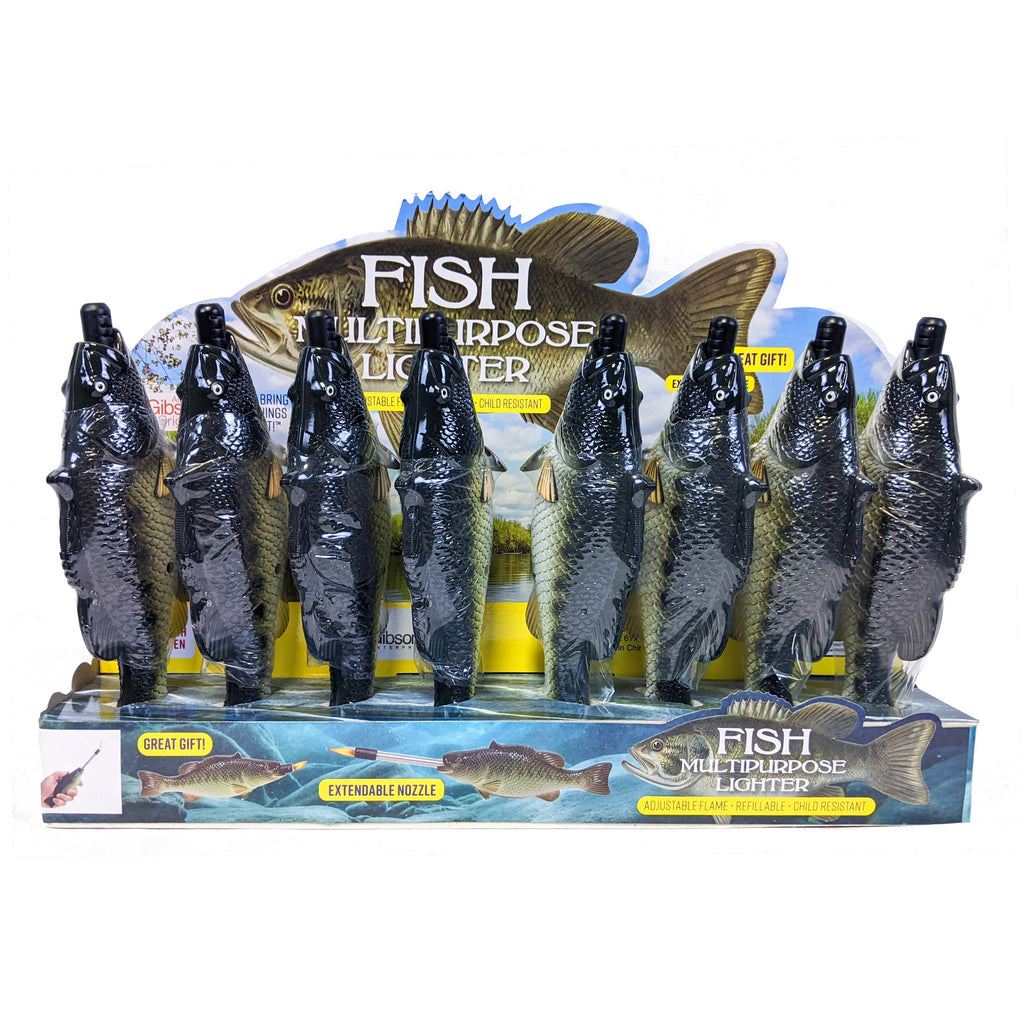 Fish Multipurpose BBQ Lighter (16ct Display)