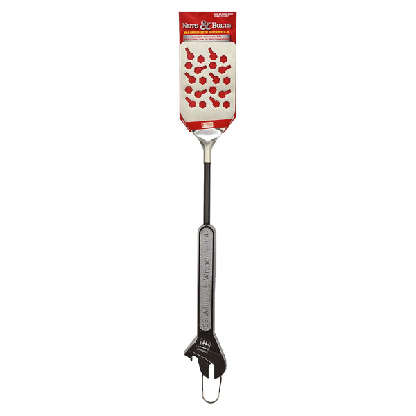 Nuts & Bolts BBQ Spatula – Grill Tool with Bottle Opener & Hanging Hook