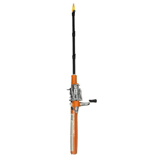 Open Face Fishing Pole BBQ Lighter, MULTICOLOR - Assorted Colors (16ct Display)