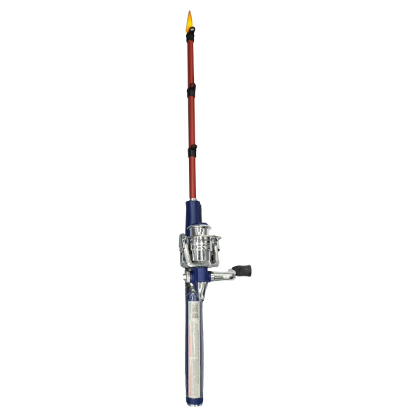 Open Face Fishing Pole BBQ Lighter, MULTICOLOR - Assorted Colors (16ct Display)