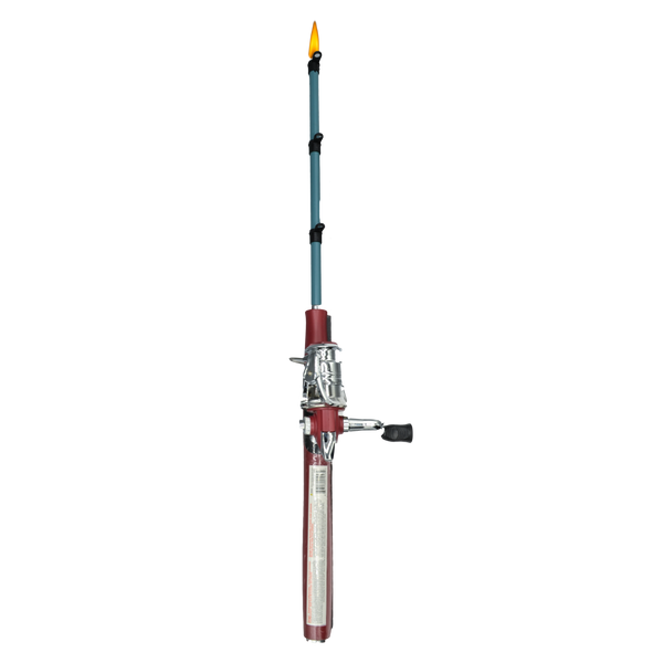 Open Face Fishing Pole BBQ Lighter, MULTICOLOR - Assorted Colors (16ct Display)
