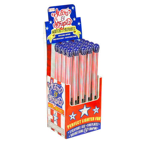 Patriotic Match BBQ Lighter (20ct Display)