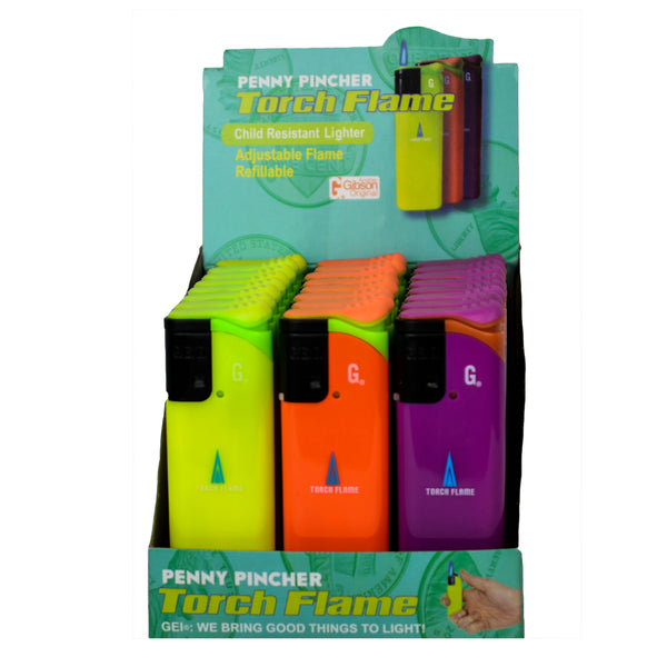 Penny Pincher Torch Flame Lighter (24ct Display)