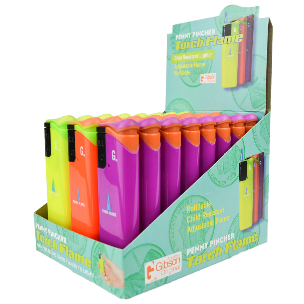 Penny Pincher Torch Flame Lighter (24ct Display)