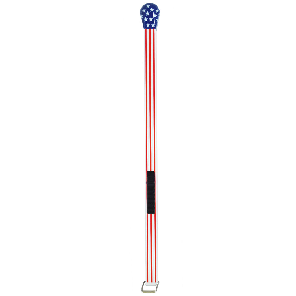 Patriotic Stars & Stripes Match Lighter – Refillable Torch with American Flag Design