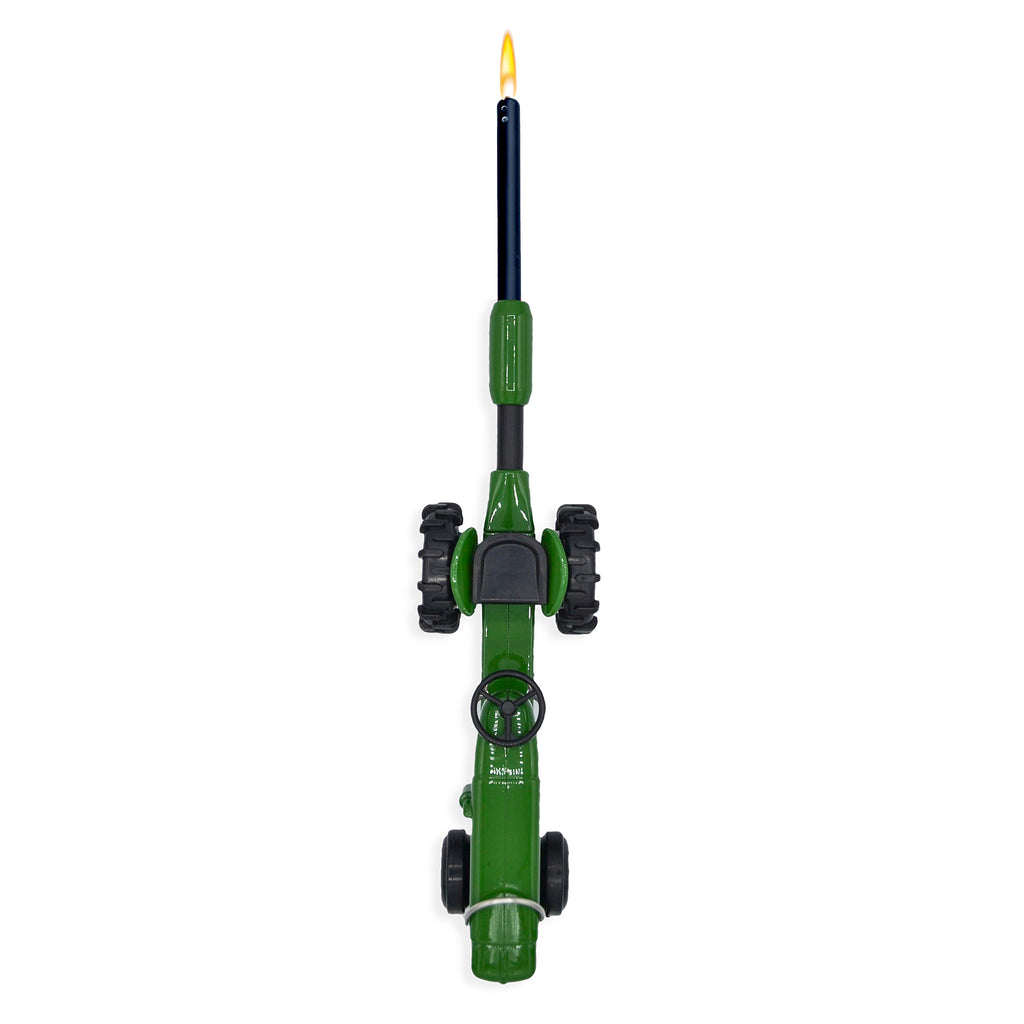 Green Tractor Torch Lighter – Refillable BBQ & Outdoor Flame