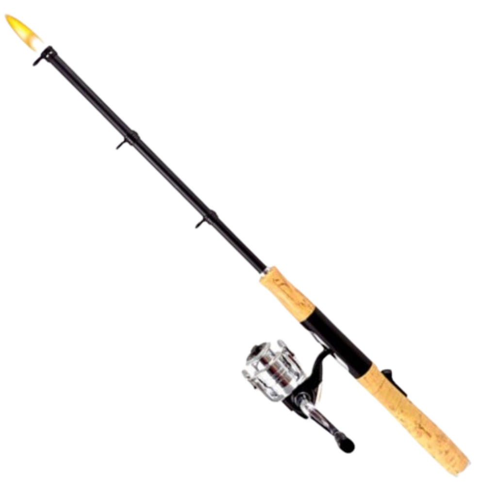 best open face fishing pole Open Face Fishing Pole BBQ Lighter (16ct Display) – John Gibson Enterprises, Inc