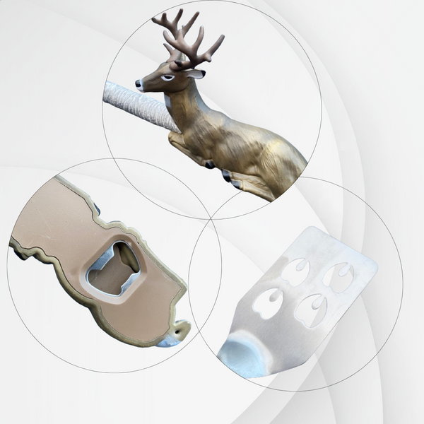 Deer BBQ Spatula with Bottle Opener (8ct Display)