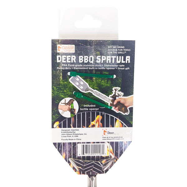 Deer BBQ Spatula with Bottle Opener (8ct Display)