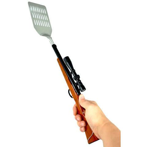 Bolt Action Rifle BBQ Spatula – Novelty Grill Tool for Outdoor Cooking