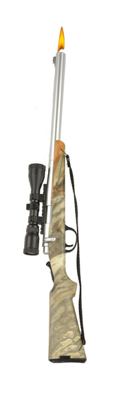 20 Gauge Slug Gun Lighter - Product Image With Flame