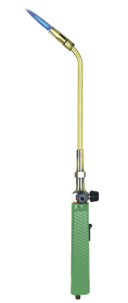 Acetylene Torch BBQ Lighter - Product Image - Green with Flame