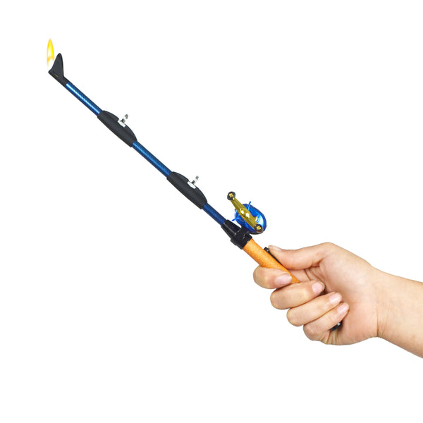 Bait Cast Fishing Pole BBQ Lighter (16ct Display)