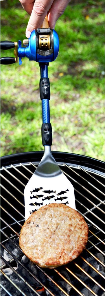 baitcasting reel spatula Bait Cast Fishing Pole BBQ Spatula (8ct Display)