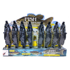 Gibson Walleye Pike Fish Fisherman Butane BBQ Refillable Gas Torch Lighter  Gift